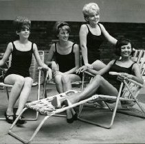 Betty [unknown last name], Virginia Elliot, Susan [unknown last name], and an Unidentified Woman